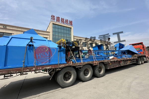 瀝青攪拌站舊料破碎篩分生產線發貨中