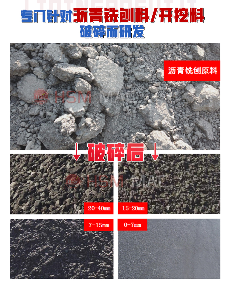 廢舊瀝青再生料破碎機(jī) 銑刨料破碎機(jī) 瀝青雙齒輥破碎機(jī) 廢舊瀝青再生料破碎機(jī) 銑刨料破碎機(jī) 瀝青雙齒輥破碎機(jī)